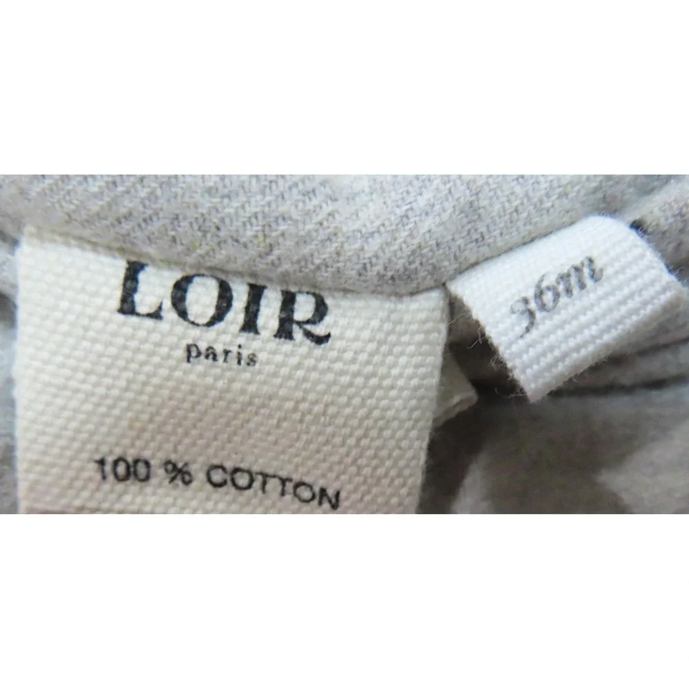 LOIR Paris Kids‎ Jacket 36 mos Navy Windowpane Plaid French Designer Cotton Coat